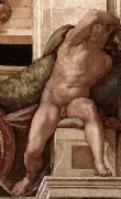 Michelangelo Buonarroti Ignudo oil